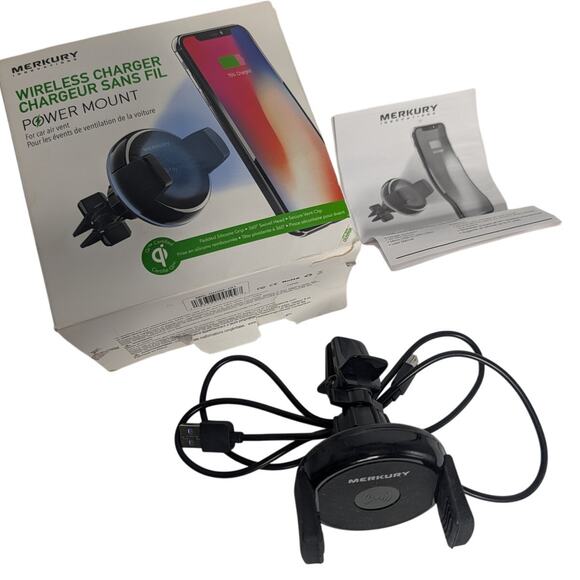 Merkury Wireless Charger For Car Air Vent - Picture 8 of 8